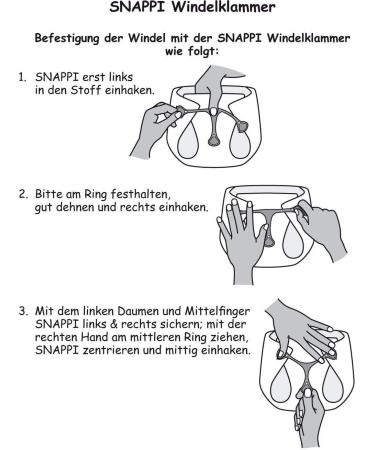 Buy 2x Sappi Diaper Clips - Assorted Pastel Colors for Ultimate Convenience | International Shipping Available - Buy Online on GoSupps.com