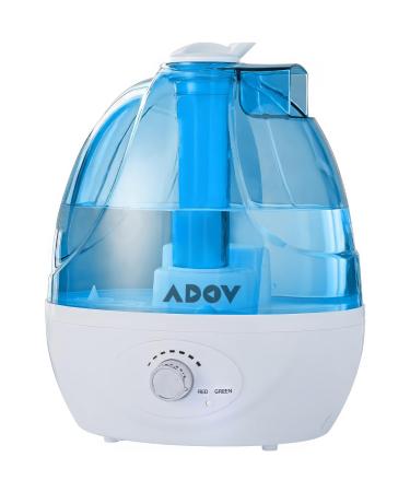 ADOV Humidifier 2.5L Cool Mist Humidifier for Bedroom Home Baby Room with 360 Nozzle Waterless Auto Shut-off Up to 30 Hours 28db Whisper Quiet Air Humidifiers for Office Plants Living Room Yoga