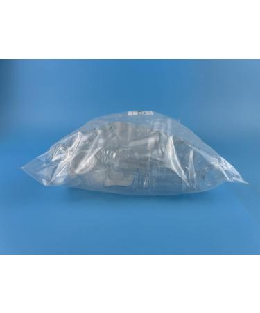 Gzcaiyun 50 Pcs Portable 20ml Plump Plastic Bottles with Screw Caps & Stickers for Cosmetics Travel & Camping - Buy Online on GoSupps.com