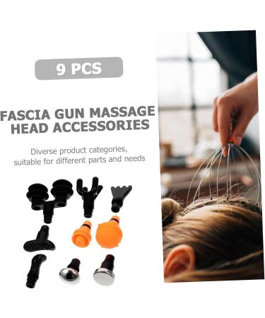 Buy Healvian 4-Sentence 9-Piece Massage Head Set - Fascia Percussion Attachments for Muscle Massage Devices | Fitness Massage Tools & Faucet Board Accessories - International Shipping Available! - Buy Online on GoSupps.com