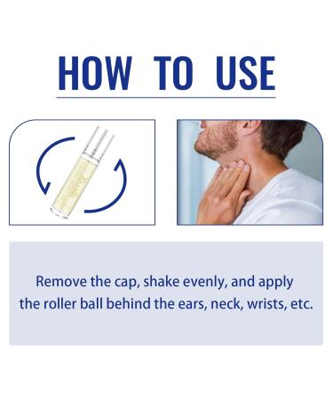 Long-lasting Pheromone Perfume Pheromone Perfume for Women to Attract Men Roll-On Infused Essential Oil Perfume Cologne for Men and Women (Men-Blue) - Buy Online on GoSupps.com