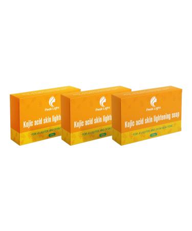 Peak Health 3 x 135G Peak Light Genuine Kojic Acid Soap.