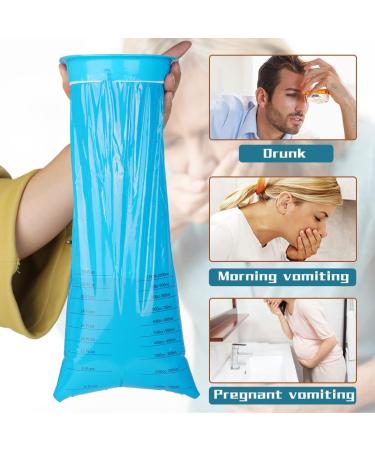 LINXIU Vomit Bags 1000ml - 16 Pack Disposable Emesis Bags for Travel, Car, Motion Sickness - Portable Nausea Barf Bags for Pregnant Women, Morning Sickness - Buy Online on GoSupps.com