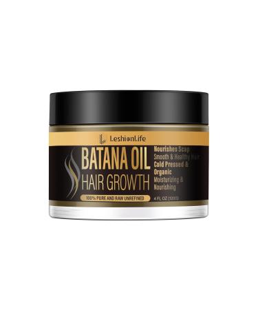100% Organic Batana Oil for Hair Growth - Dr. Sebi Raw Unrefined Oil from Honduras Promotes Regrowth & Moisturizes Scalp - Buy Online on GoSupps.com