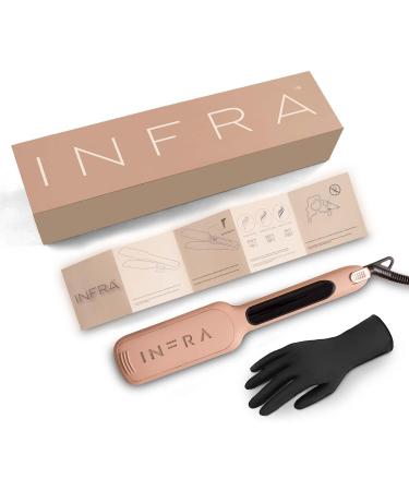 INFRA Premium 2 Inch Ceramic Tourmaline Ionic Flat Iron - Best Hair Straightener for Straight Wavy & Curly Hair - International Shipping Available - Buy Online on GoSupps.com