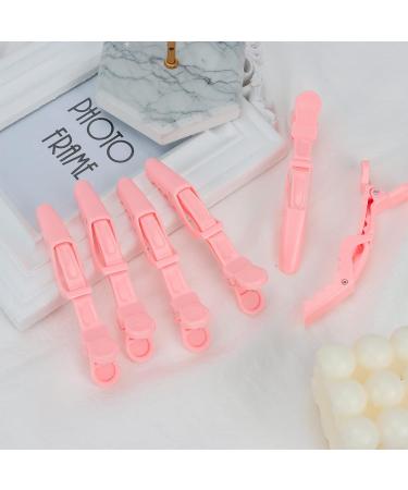 Ondder 14 Pack Pink Alligator Hair Clips for Styling Sectioning - Salon Pro Clips for Hair Coloring, Cutting, and Styling - Buy Online on GoSupps.com