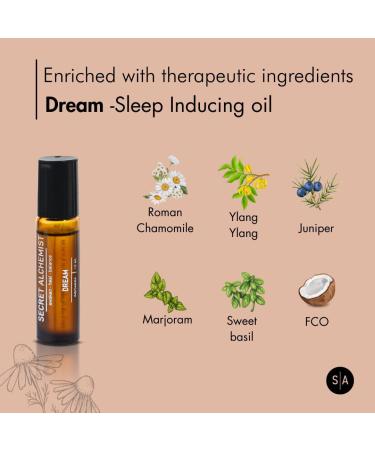 Secre Alchemist Dream Roll-On - Lavender & Ylang Ylang - International Shipping Available - Buy Online on GoSupps.com