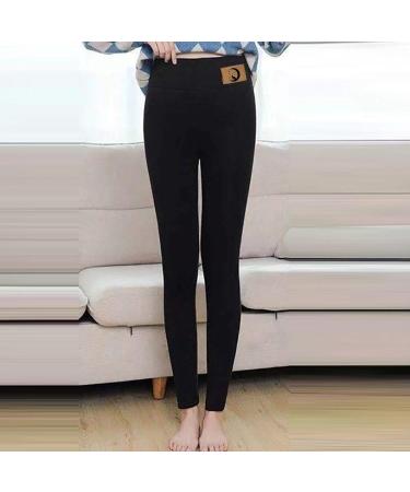 Jiqing Women's Winter Thermo Leggings High Waist Thick Plush Opaque Stocking Pants for Young Girls & Baby Girls - Buy Online on GoSupps.com