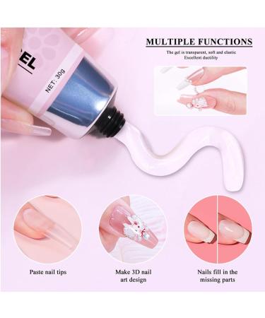 Lulou Magic Solid Nail Glue Kit 3-In-1 Nail Art Kits Solid Nail Glue Gel for Nail Tip Press on Nails Solid Nail Glue Remover Tips Gel for Nail Art (1Set) - Buy Online on GoSupps.com