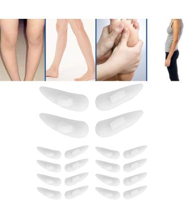 Hammer Toe Cushions Pad SEBS Corrector - 10 Pairs White Toe Separator for Adults - Buy Online on GoSupps.com