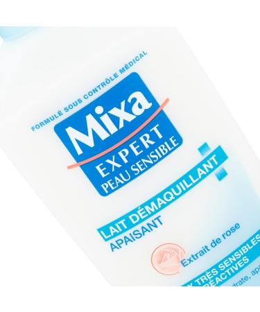 Mixa Expert Sensitive Skin Soothing Cleansing Milk Rose Extract 200 ml - Pack of 2 - Buy Online on GoSupps.com