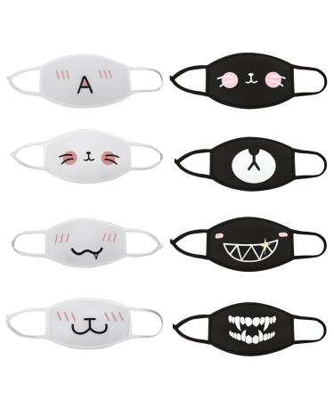 HIMI HIMIFASHION Fashion Dust Mask Unisex Funny Cloth Face Mask Reusable Washable Cute Cotton Mouth Mask for Women and Men 1 count (Pack of 1) A