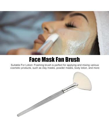Buy Face Mask Fan Brush - Transparent Handle Flat Cosmetic Brush for Beauty Salon - Buy Online on GoSupps.com