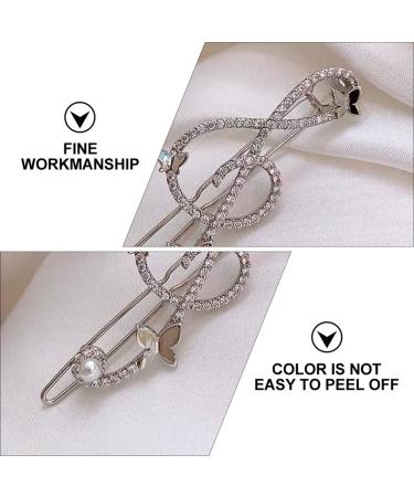 Lurrose 2pcs Rhinestone Music Hair Clips - Wedding & Party Hair Accessories for Photography & Birthday Celebrations - Buy Online on GoSupps.com