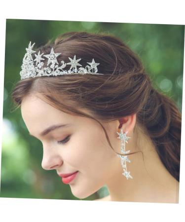 New Year Headband Bridal Crowns Tiaras Gold Star Headbands Wedding Star Headbands for Women Princess Tiara Women Rhineshtone Headband Diamond Rhinestone Tiara Bridesmaid Ryan Hair - Buy Online on GoSupps.com