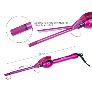 iGutech Mini Curling Iron 9mm - Perfect Small Curls Travel-Friendly Fast Heating - Buy Online on GoSupps.com