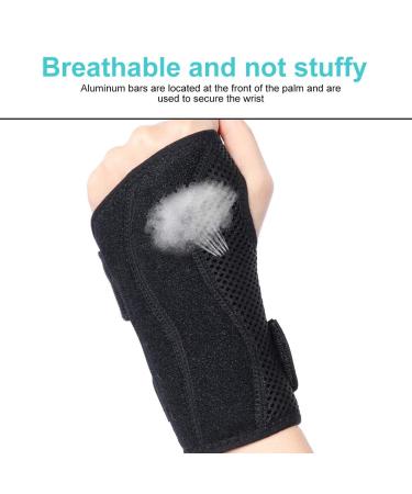 Adjustable Carpal Tunnel Wrist Splint - Right Hand Compression Brace for Men Women & Kids - Tendonitis Relief & Workout Support - Buy Online on GoSupps.com
