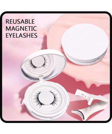 Siare Magnetic Lashes Dalarey Magnetic Lashes Magnetic Eyelashes with Applicator Dolcelove Magnetic Lashes Magnetic Eyelashes Natural Look Reusable Magnetic Glue-Free Fluffy Lashes (03 * 2) 03*2 - Buy Online on GoSupps.com