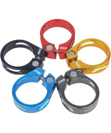 Aluminium Alloy Bike Seat Post Clamp - Fits 30.4/30.8/31.6mm - Black - Buy Online on GoSupps.com