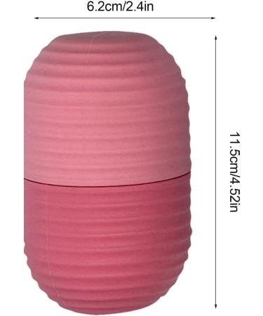 Ice Face Roller Facial Mask Facial Ice Roller Face Tightening Anti-Ageing Wrinkles Firming Dark Rings Reduce Muscle Soreness Silicone Reusable Facial Ice Face Roller Pink - Buy Online on GoSupps.com