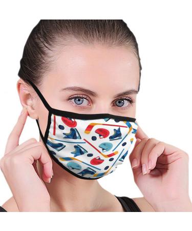 Breathable premium facial protection cover sports hockey equipment flat symbols fashion women men anti wind dust protection protective cover for ski charging camping travel safety daily use