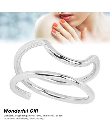 Buy Stylish Index Finger Nail Ring - Trendy Nail Cap Cover for Girls & Women (3046 Platinum) - Daily Use Fashion Jewelry - Buy Online on GoSupps.com