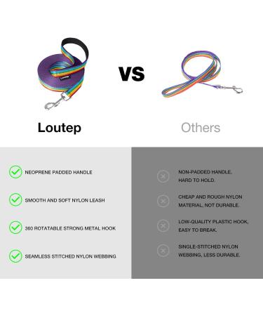Buy Loutep 15m Reflective Dog Training Leash - Strong Nylon Padded Handle for All Sizes - Extra Long Leash for Large Medium & Small Dogs - International Shipping Available - Buy Online on GoSupps.com