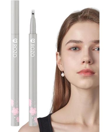 Lower Lash Eyeliner - Liquid Eye Liner | Double Eyelid Waterproof Eyeliner Pencil Liquid Eye Liner With Ultra-Fine Tip For Natural Rowces X601# Cool Gray - Buy Online on GoSupps.com