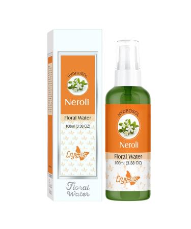 BEMT Pure Neroli Hydrosol Steam Distilled Citrus Aurantium Floral Water Natural Toner & Facial Mist Refreshing Skincare Spray Cosmetic Grade 100ml