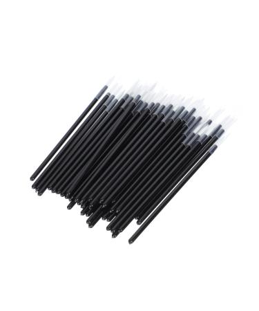 BIUDECO 50pcs Eyeliner Brush Cosmetic Wand Makeup Wand Face Tools Plastic Abs Woman Disposable Applicator