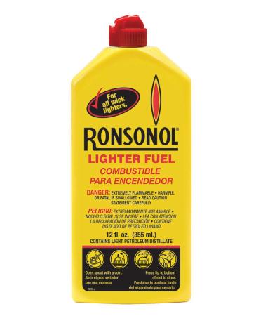 Ronson 12 Ounce Ronsonol Lighter Fuel , Yellow 12 oz. Lighter Fuel