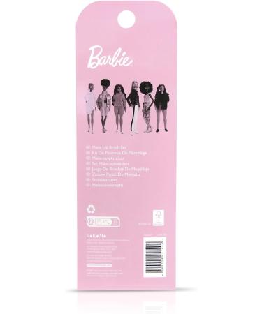 Barbie Makeup Brushes Set in Travel Pouch - 5-Piece Brush Set with Travel Holder - Buy Online on GoSupps.com