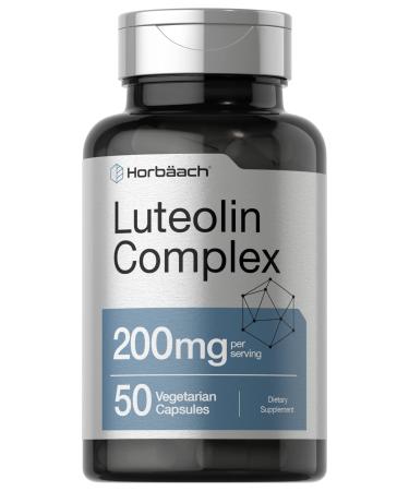 Luteolin Complex with Rutin | 50 Capsules | Brain and Nervous System Supplement | Vegetarian, Non-GMO & Gluten Free | by Horbaach