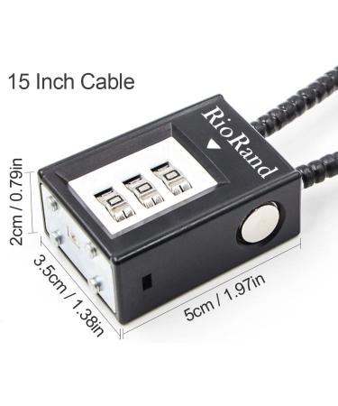 RioRand Trigger Lock 3 Digit Combination Gun Cable Lock 15 Inch - 3 Pack - Buy Online on GoSupps.com