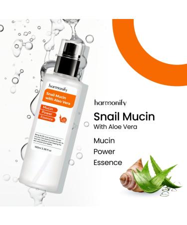 Buy Snail Mucin Serum with Aloe Vera - 96.3% Snail Secretion Filtrate - Hydrating Korean Skin Care - 3.38 fl. oz - Buy Online on GoSupps.com