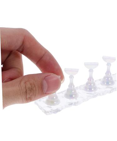 Beatifufu 2 Sets Manicure Practice Base Nail Holder for Painting Nails Nail Practice Stand Fake Nail Holder Nail Painting Stand Nail Tip Holders Nail Art Stand Nail Stands Lace Easel Acrylic - Buy Online on GoSupps.com