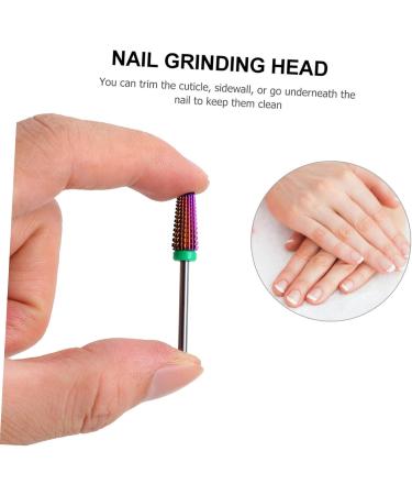 Ipetboom Faux Nails 1pc Nail Polisher Purple Alloy Manicure Nail Drill Artificial Nails - Buy Online on GoSupps.com