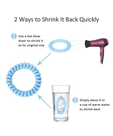 UPSCOOL Spiral Hair Ties - 20Pcs Multi Color | Coil Phone Cord Hair Coils - Buy Online on GoSupps.com