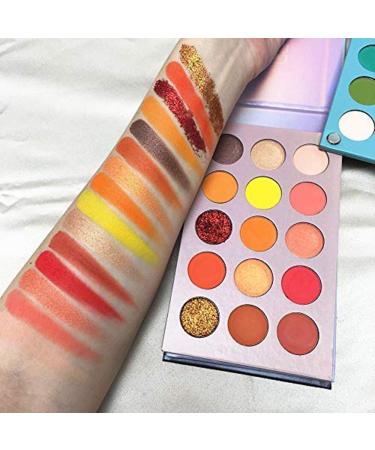 Beauty Glazed Makeup Kit | 60-Color Light Shadow Palette & 5-Part Brush Set | Highly Pigmented Glitter Eyeshadow - Buy Online on GoSupps.com