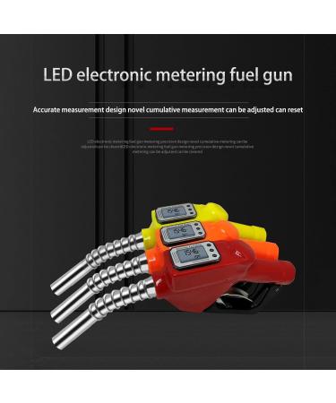 Digital Fuels Nozzles Fuels Oil Gasolines Nozzle with Digital Flows Meter Fuelings Nozzles for Fuels Kerosenes - Buy Online on GoSupps.com