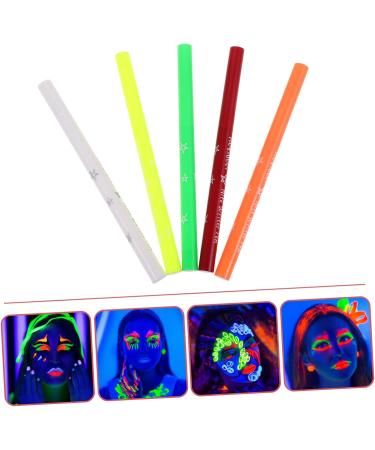 Beavorty 5pcs Halloween Paint Pen Eyeliner Fluorescence Glow Eyeliner Pencil Fluorescence Eyeliner Plastic 12.00X0.80X0.80CM Assorted Color - Buy Online on GoSupps.com