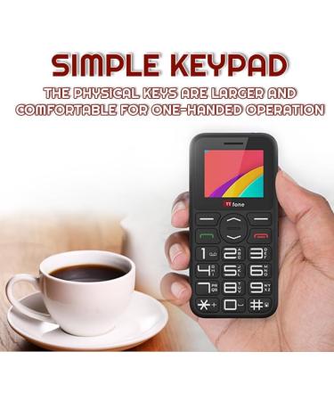 TTfone TT190 Big Button Senior Emergency Mobile Phone - Easy & Affordable - Pay As You Go (O2 with 10 Credit) - Buy Online on GoSupps.com