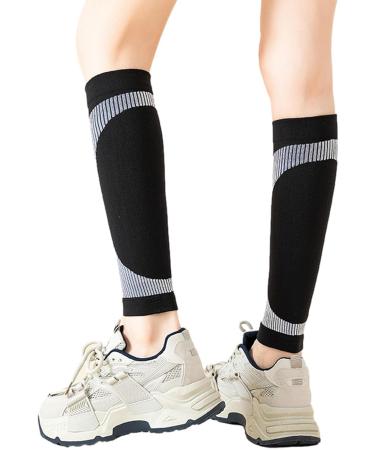 Eubeisaqi Calf Compression Cuffs & Footless Socks - Breathable Sweat-Absorbing Compression Sleeves for Fitness & Tennis | Size L-XL - Buy Online on GoSupps.com