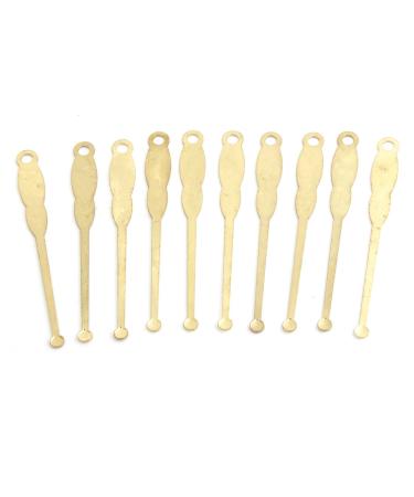 Qtqgoitem 10 Pcs Gold Tone Metal Earpicks Ear Wax Remover Curette Cleaner (Model: 6ab de1 070 5b5 cc5)