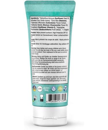 Organic Baby Sunscreen SPF 30 - Gentle and Safe Protection for Sensitive Skin - Buy Online on GoSupps.com
