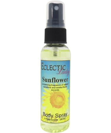 Sunflower Body Spray 2 ounces Body Mist for Women with Clean Light & Gentle Fragrance Long Lasting Perfume with Comforting Scent for Men & Women Cologne with Soft Subtle Aroma For Daily Use 2 Fl Oz (Pack of 1)