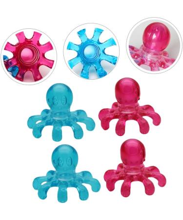 Goohochy 4-Pack Hair Massage Devices | Mini Head Gripper & Shampoo Sort Tool | Travel-Friendly 11x8.5cm Accessories for Scalp Relaxation - Buy Online on GoSupps.com