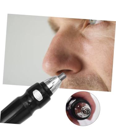 DECOMELODY Electric Ear Hair Trimmer Safe Painless Stylish Design for Face Care Without Battery for Home Use Travel Black - Buy Online on GoSupps.com