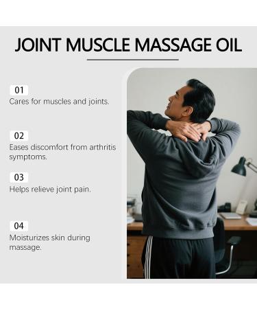 Huile Musculaire | 100ml Soulager Inconfort Soin Os P n tration Profonde | Huile Nourrissante Hydratante Apaisante pour Articulations - pour Corps Nuque Genoux Pieds Taille Coudes Cuisses - Buy Online on GoSupps.com