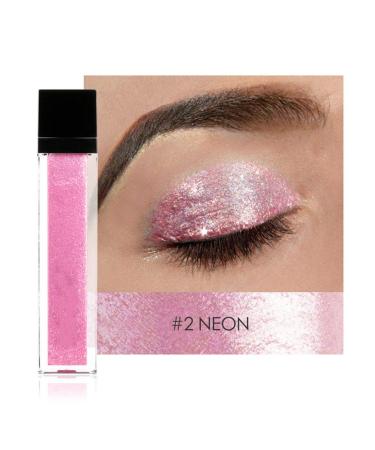 Eye shadow liquid type sparkling hydrate rating handy long-lasting eye shadow beauty tool eye effect cosmetic use(#2)